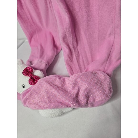 Hello Kitty 2012 Footed Pajamas Pink One Piece Jumpsuit Size Small- RARE HTF - Picture 7 of 10